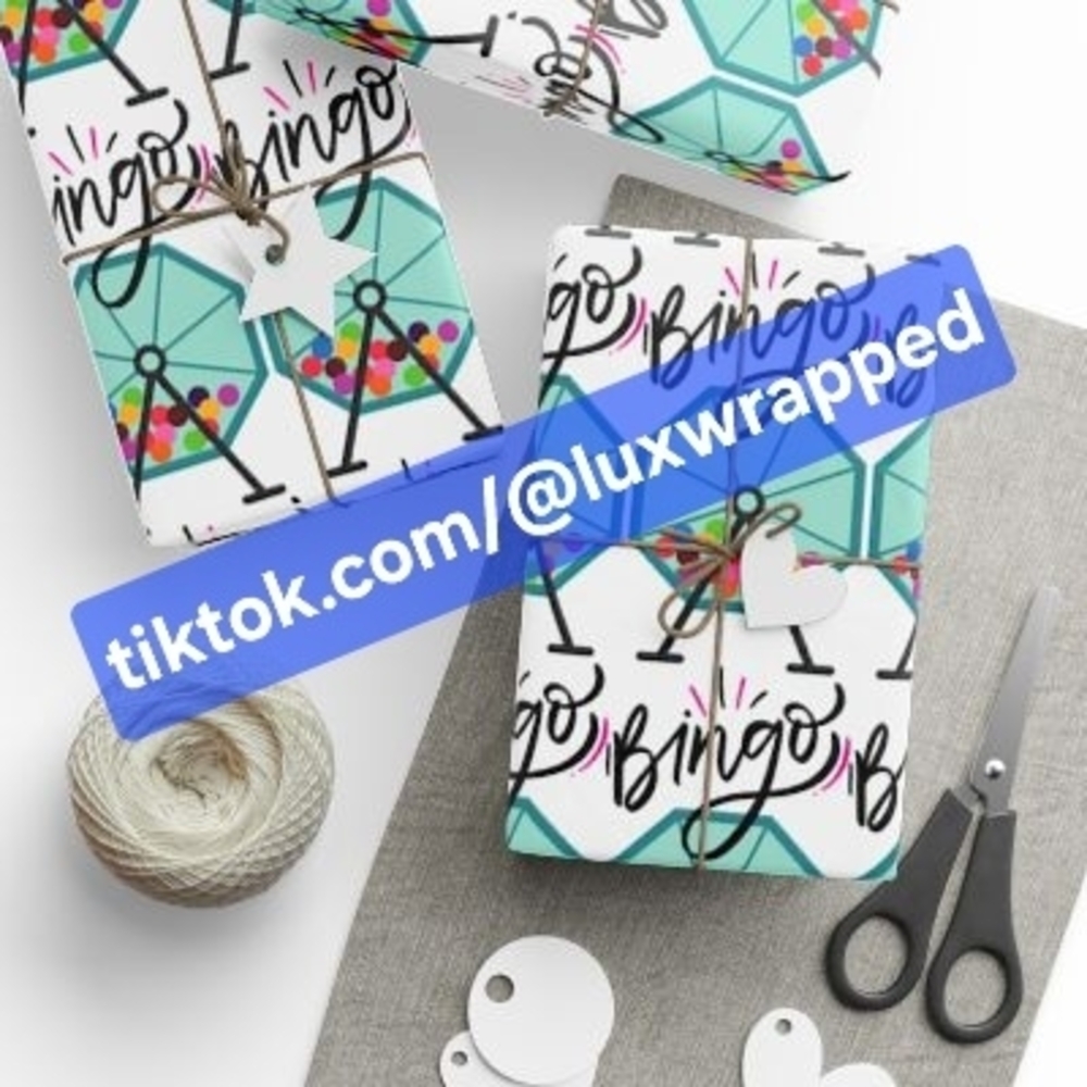 Bingo Party Gift Wrap